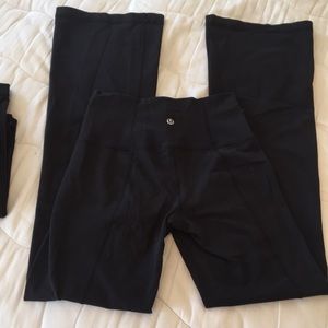 High rise Lulu lemon boot cut pants